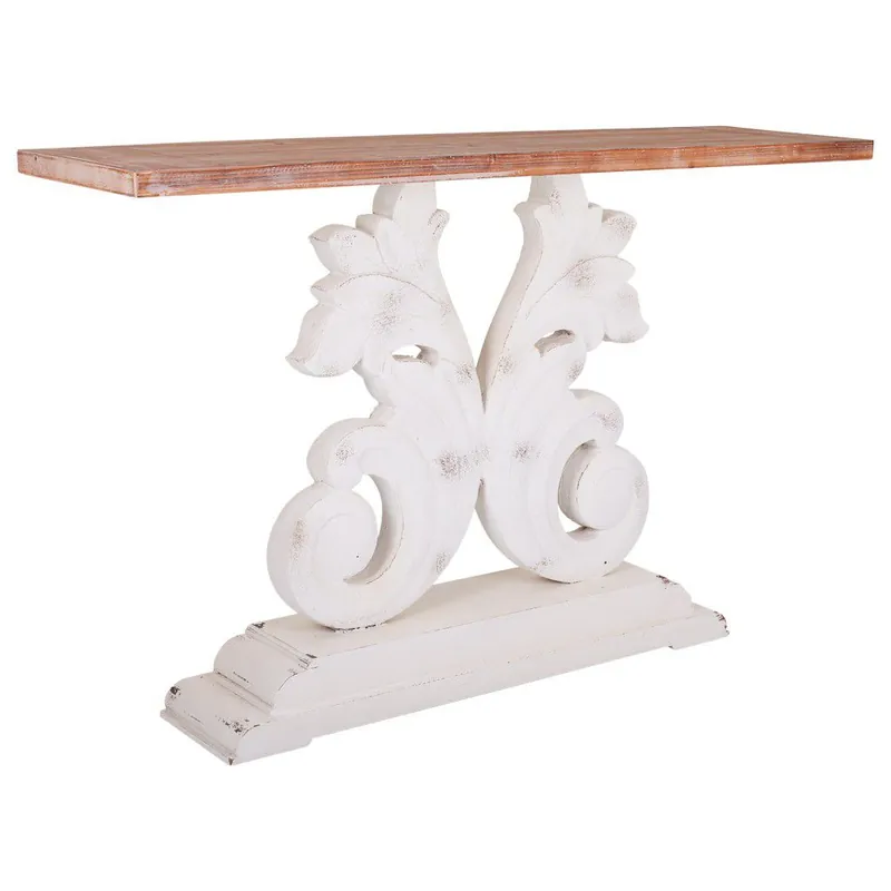 Consola de madera tallada - Muebles