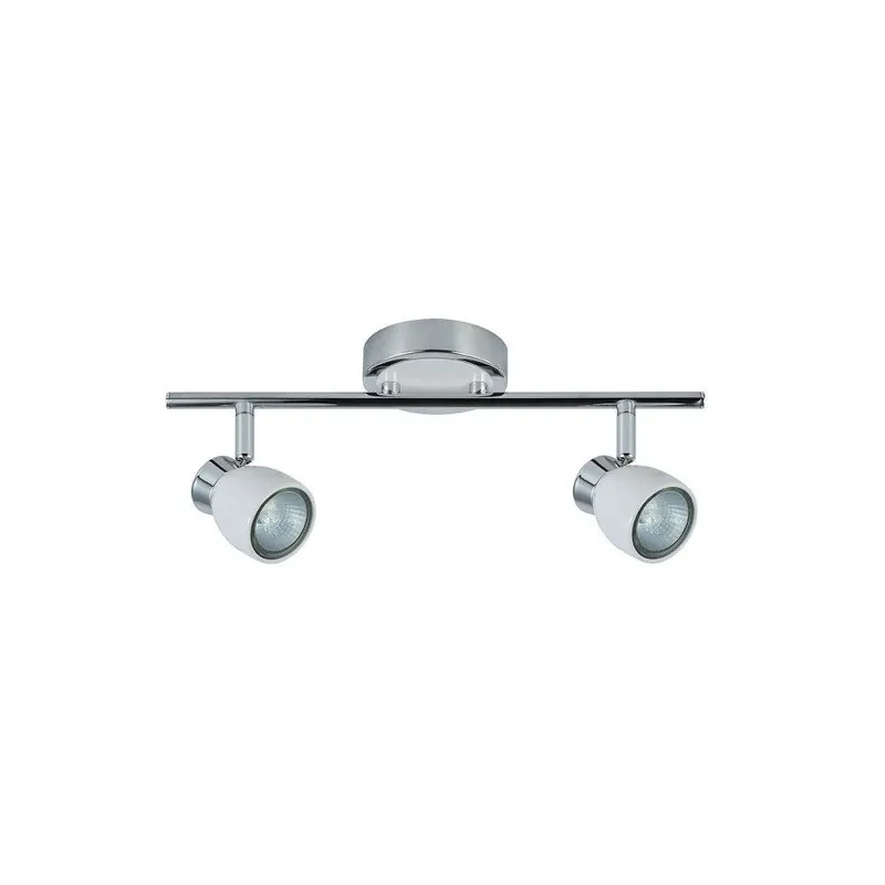 regleta 2 luces metal color blanco serie chacho 36.5cm - Decoración