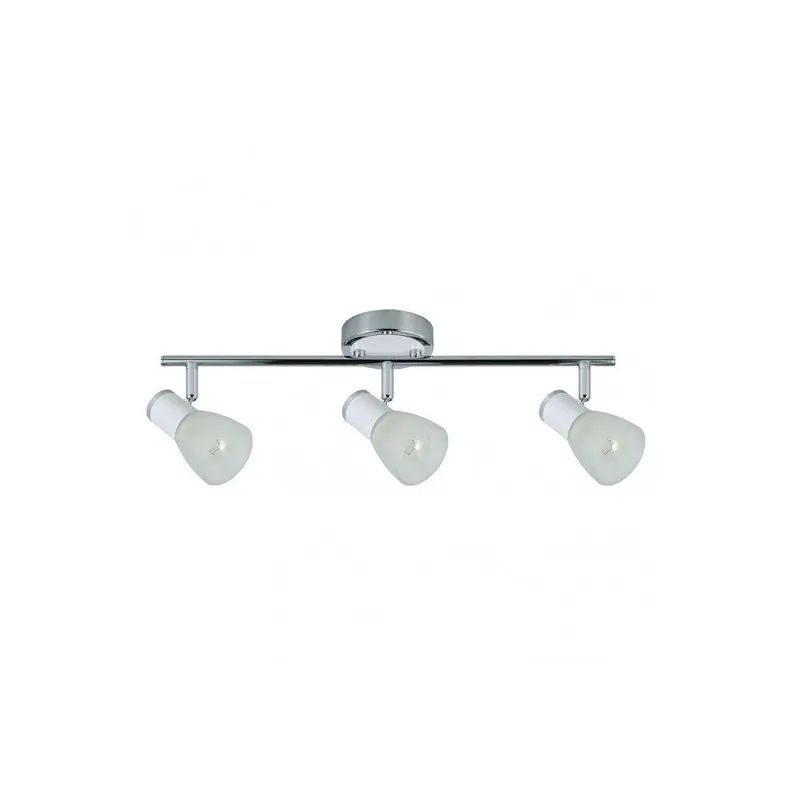 regleta 3 luces metal color blanco serie cholo 48.5cm - Decoración
