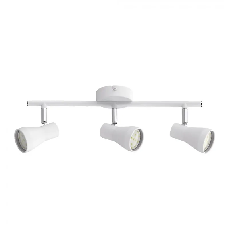 regleta 3 luces metal color blanco serie leonel 38cm - Decoración