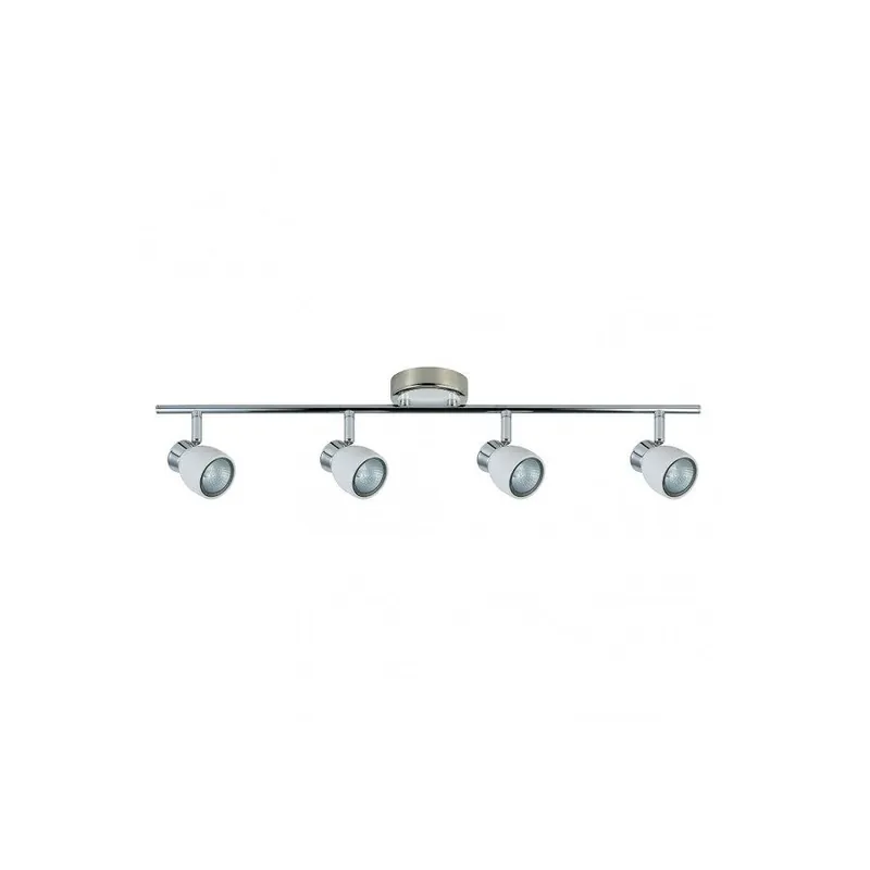 regleta 4 luces metal color blanco serie chacho 69.5cm - Decoración