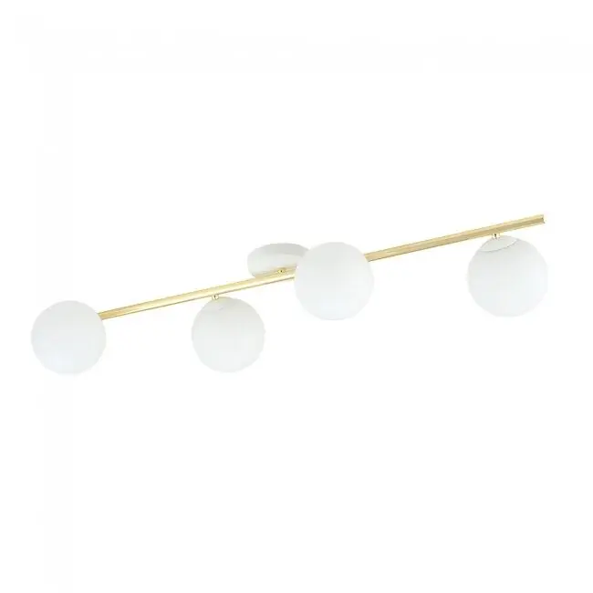 Regleta de techo Dadora II Opal 4 luces marca Wonderlamp - Decoración
