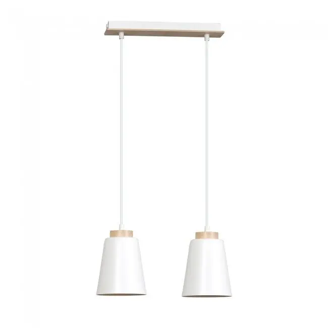 Regleta de techo Lasso Blanco 2 luces marca Wonderlamp - Decoración