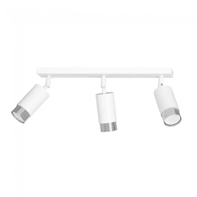 Regleta de techo Mura Blanco/Cromo 3 luces marca Wonderlamp - Decoración