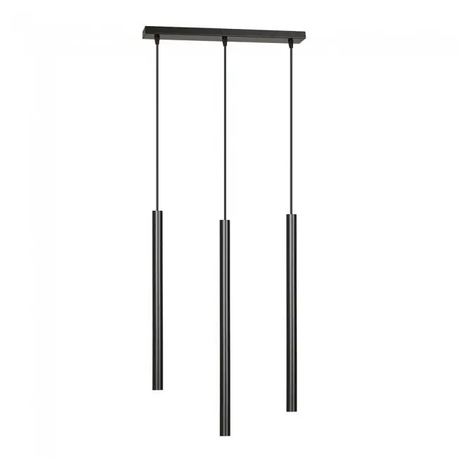 Regleta de techo Tizo Negro 3 luces marca Wonderlamp - Decoración