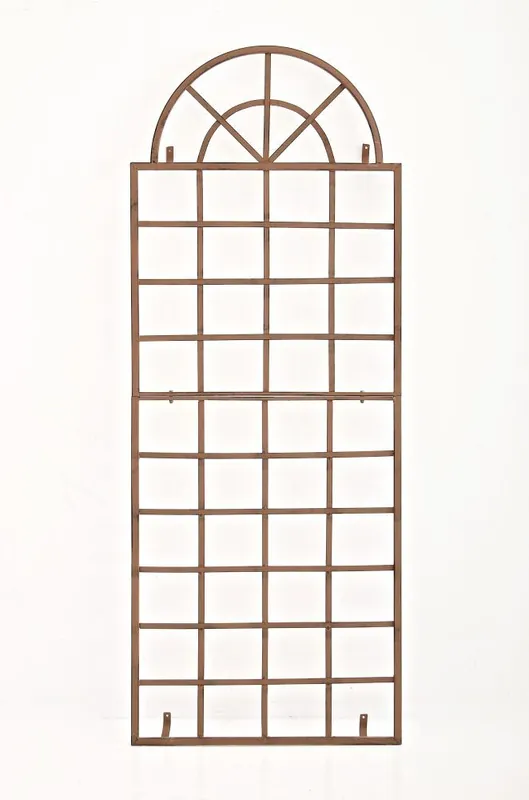 Reja para Plantas Trepadoras Viva Metal Marrón antiguo X70X180 cm - Jardín