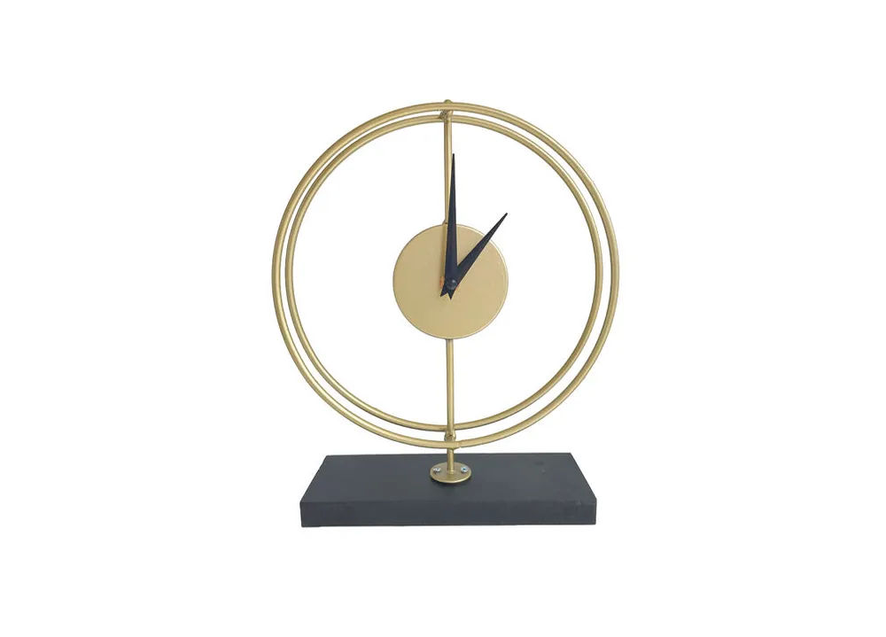 Reloj de mesa HELIOS GOLD marca ECOANYA - Decoración