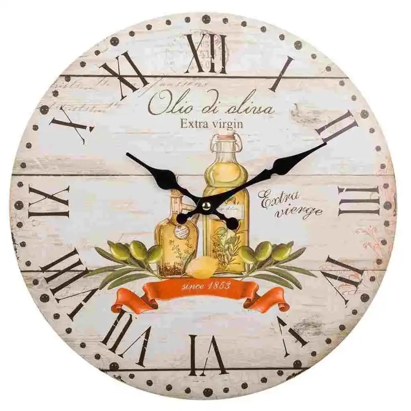 Reloj de pared de madera - Decoración
