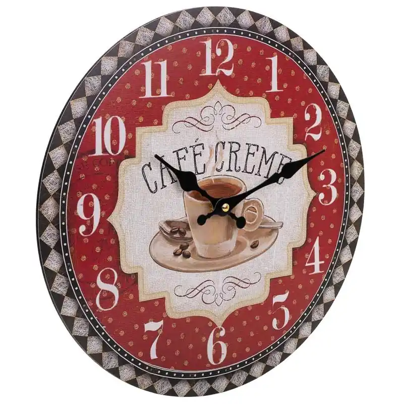 Reloj de pared de madera - Decoración