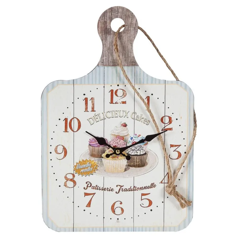 Reloj de pared de madera - Decoración