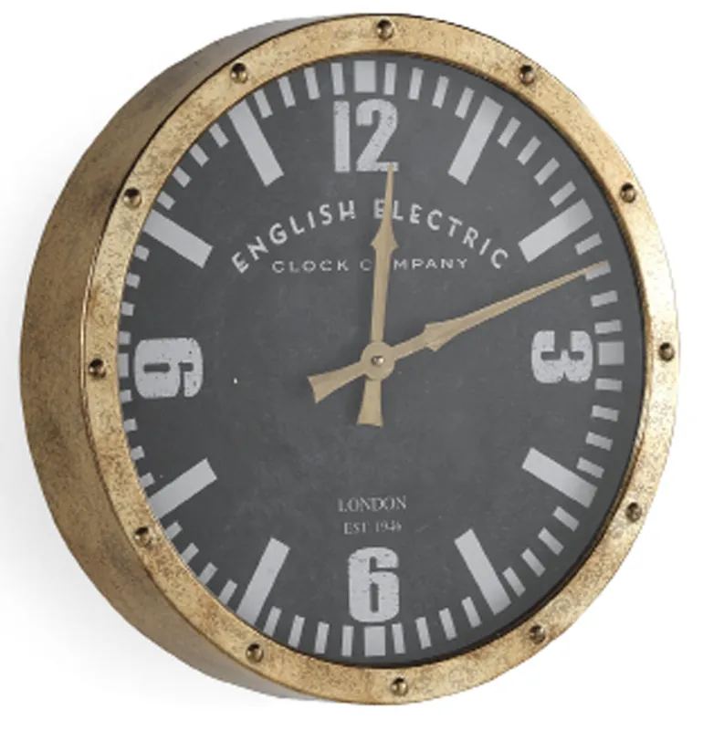 Reloj de pared de metal - Decoración