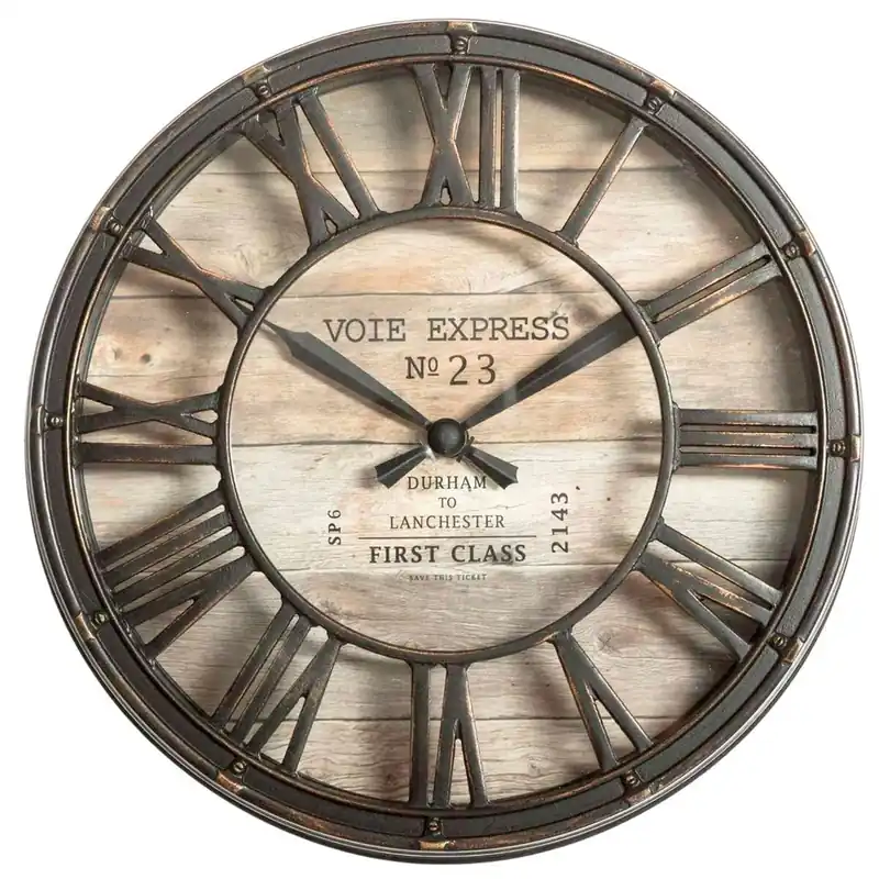 Reloj Mecánico Plástico - Decoración