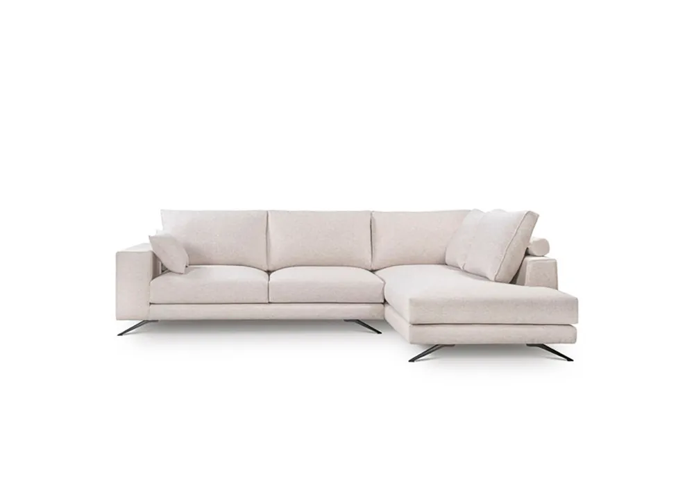 Rinconera 5 plazas MERCURY lado derecho color beige - Sofás sillones puffs