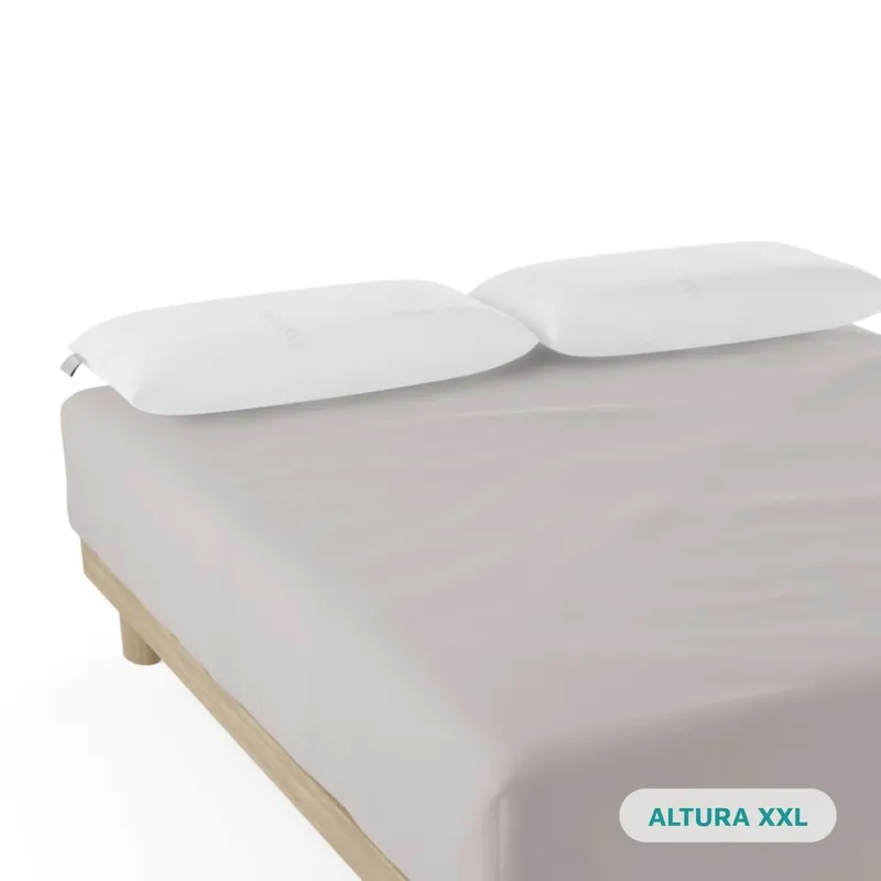 Sábana Bajera Nalui Gris 100% Algodón 180 Hilos (Camas max 34cm), Suave, Fresca, Transpirable, Lavable a 30ºC - Textil