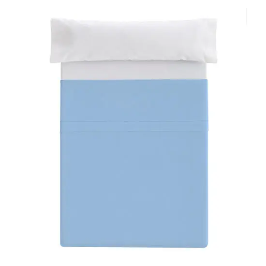 Sábana Encimera Ajustable Donegal Cama 90cm Celeste - Textil
