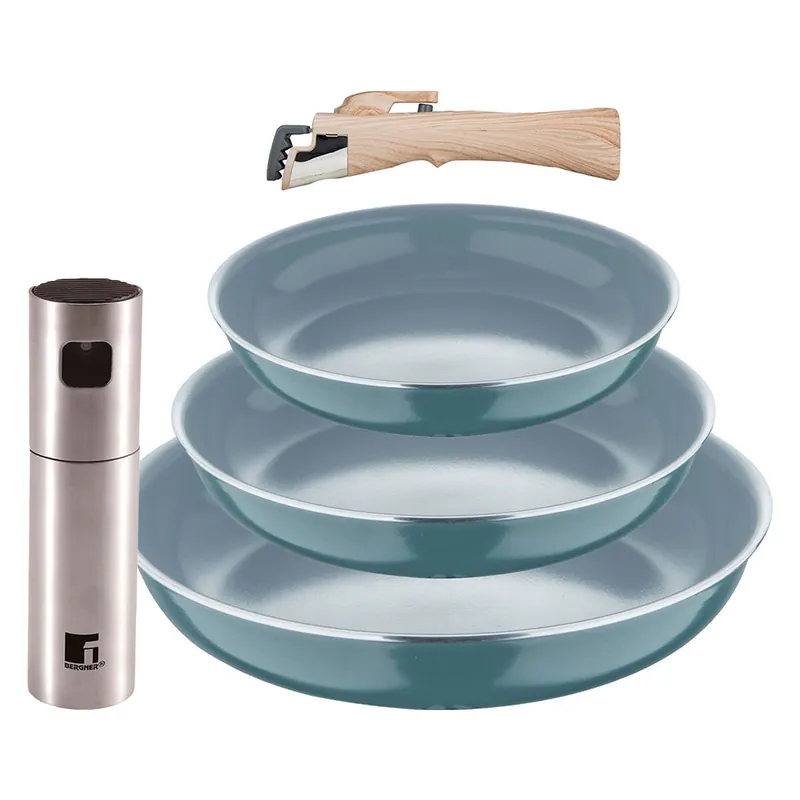 Sartenes Ø18Ø20Ø24cm inducción Click&Cook y Pulverizador de aceite - Cocina