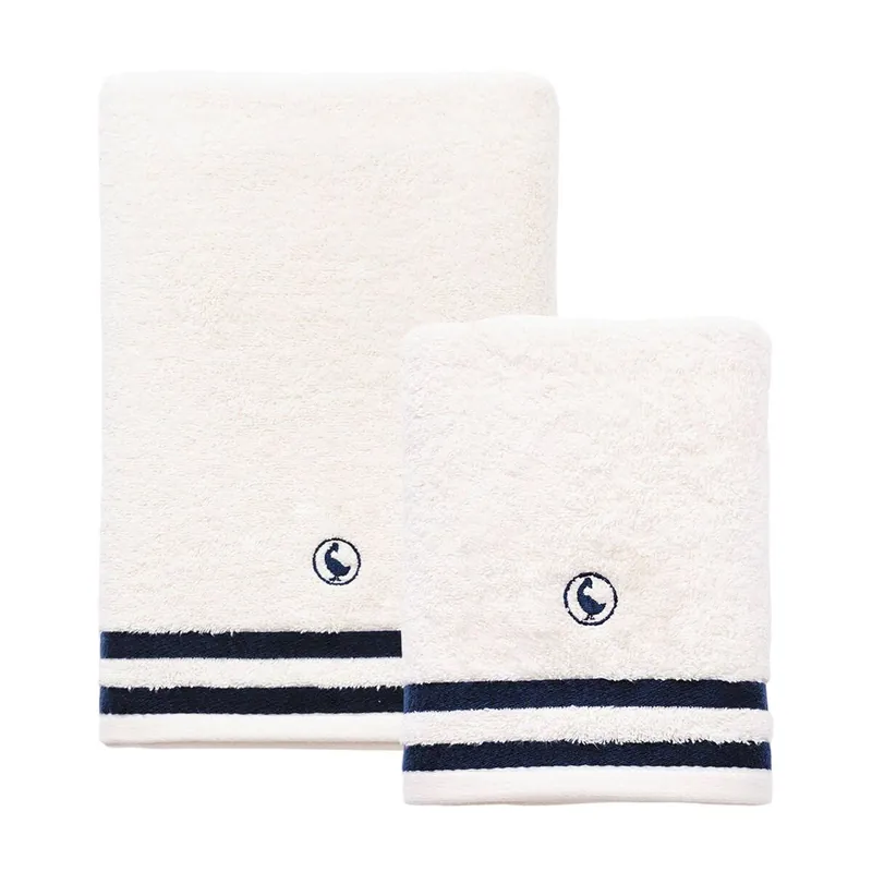 Set de 2 toalla 50x90cm y 2 Toalla 70x140cm Algodón 500GSM Blanco crudo El Ganso - Textil