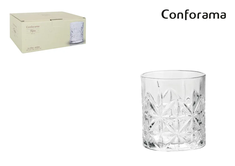 Set vasos STAR 6 piezas 0,275 litros marca CONFORAMA - Cocina