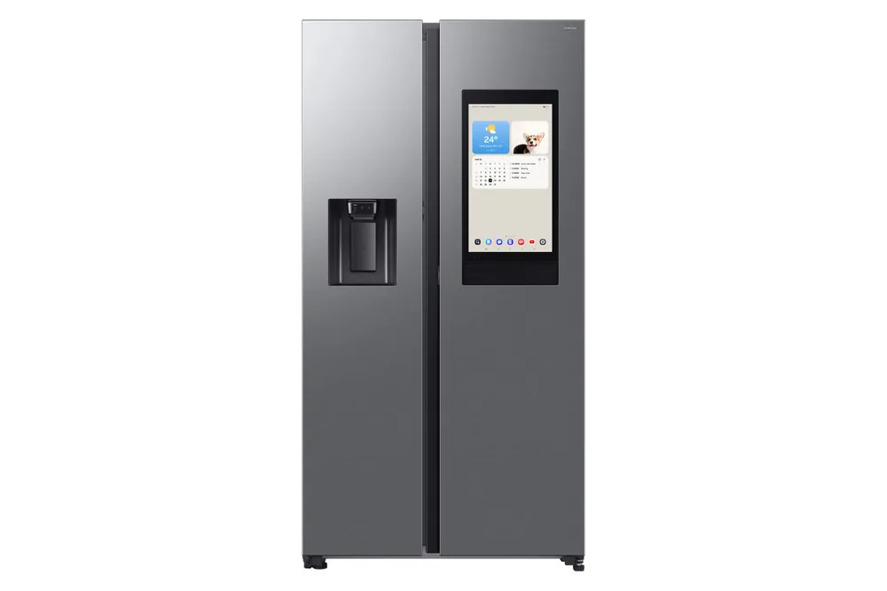 Side By Side 178cm 621 litros estático inox SAMSUNG RS90F66BETEF - Electrodomésticos