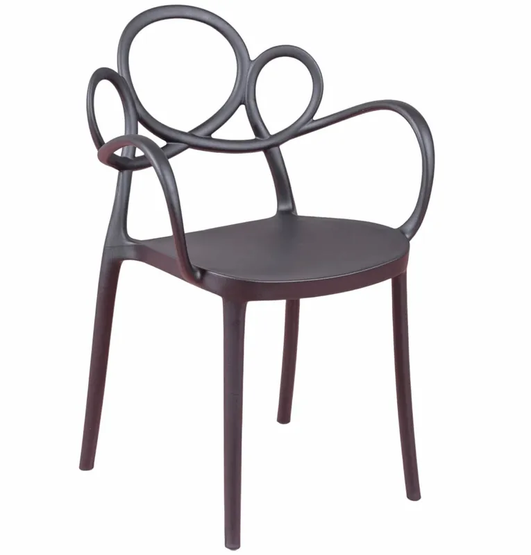 Silla de diseño con brazos apta para exterior - Dream