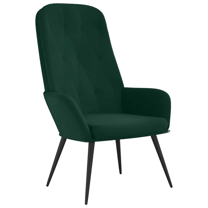 vidaXL Sillón de relax de terciopelo gris claro - Sofás sillones puffs