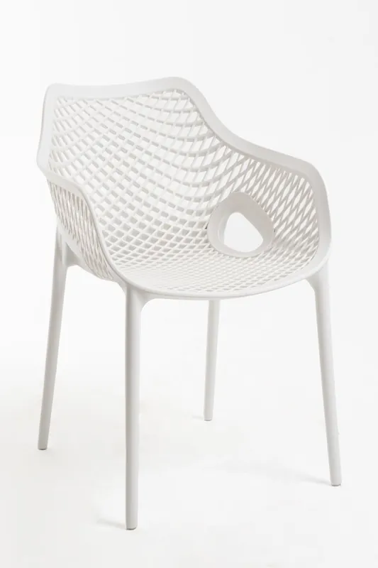 Silla Kusin con Brazos - Blanco