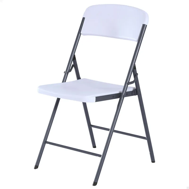 Silla plegable ultrarresistente blanca Lifetime - Jardín