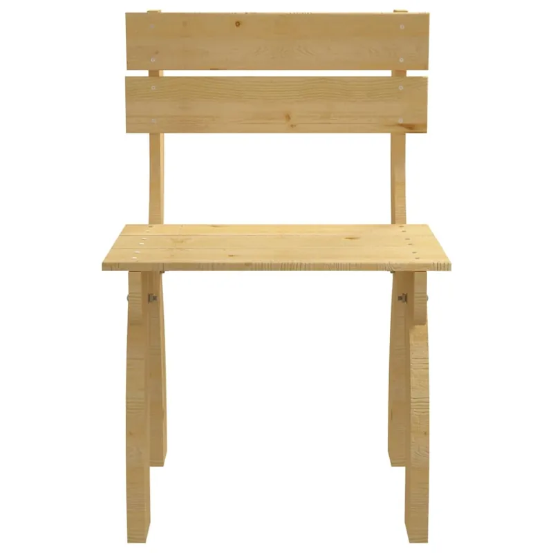 Silla de jardin de madera de pino impregnada - Jardín