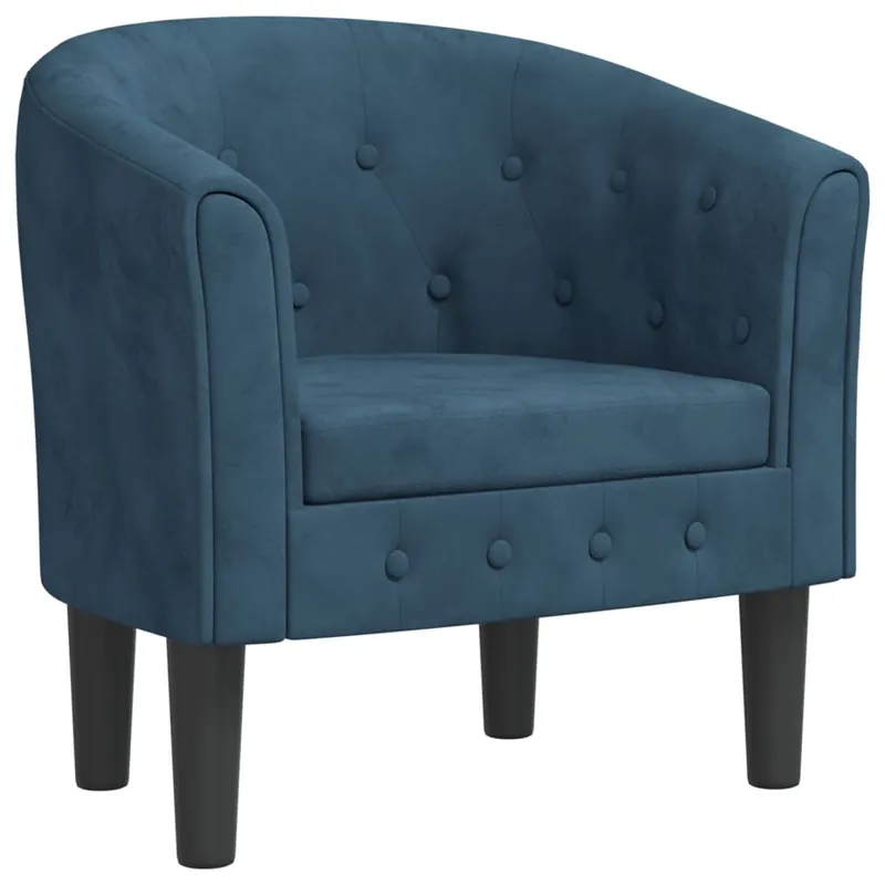 vidaXL Sillón de terciopelo amarillo - Sofás sillones puffs