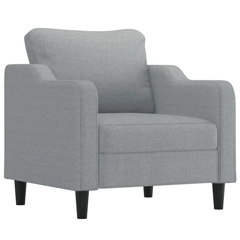 vidaXL Sillón de tela rojo tinto 60 cm - Sofás sillones puffs