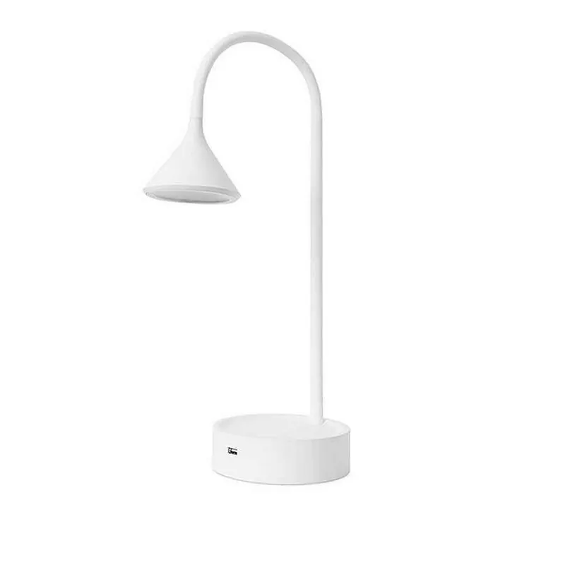 sobremesa aluminio color blanco serie ding 14.5cm - Decoración