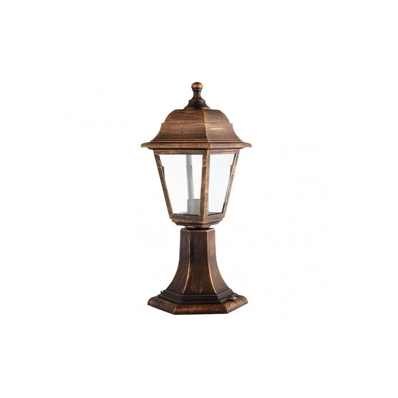 sobremuro exterior policarbonato color dorado serie albahaca 16.5cm - Decoración