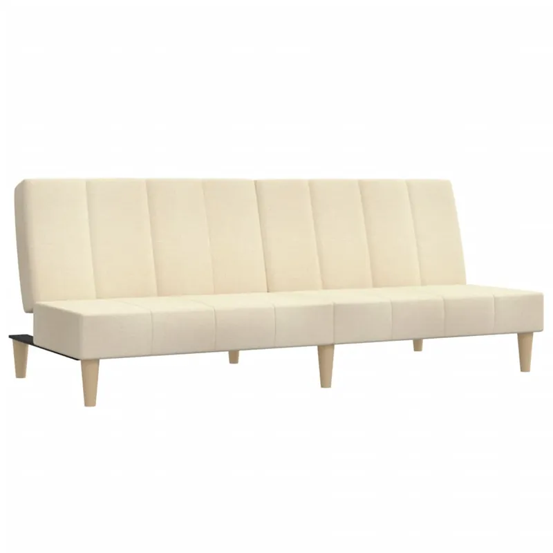 vidaXL Sofá cama de 2 plazas tela gris oscuro - Sofás sillones puffs