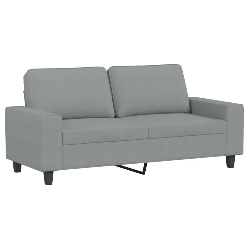 vidaXL Sofá de 2 plazas de tela rojo tinto 140 cm - Sofás sillones puffs