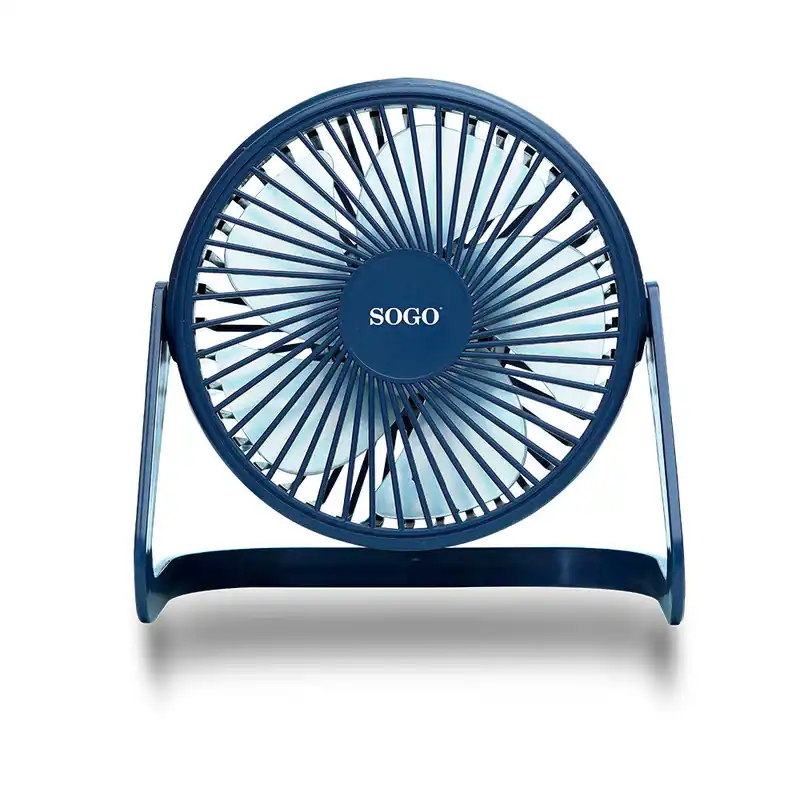 VENTILADOR POR USB - 5" 5W - AZUL