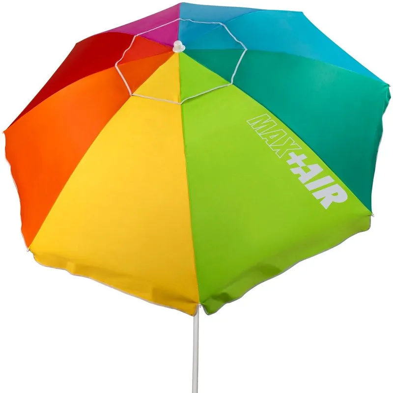 Sombrilla playa antiviento 220 cm con protección UV50 Aktive Beach - Jardín