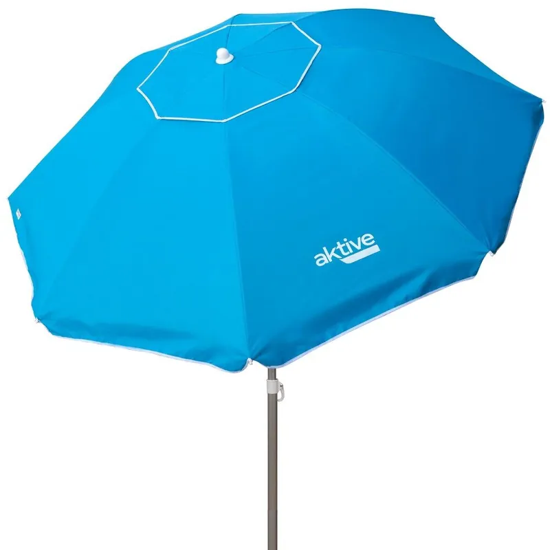 Sombrilla playa 200 cm con techo de ventilación + protección UV50 Aktive Beach - Jardín