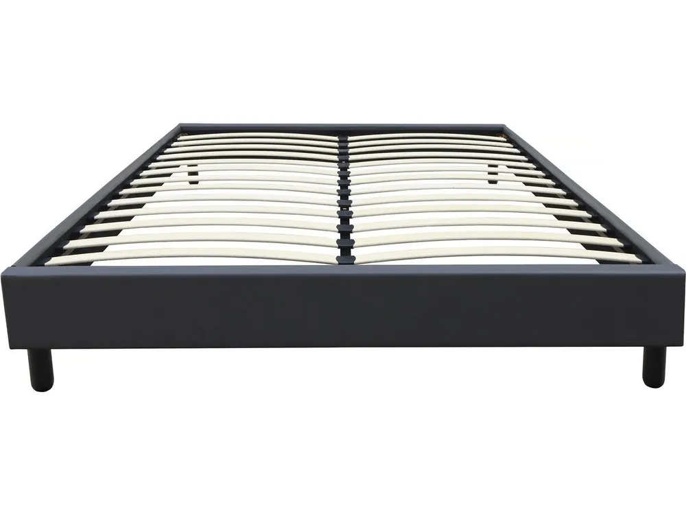 Somier "Andy" - 160 x 200 cm - PVC - Gris antracita
