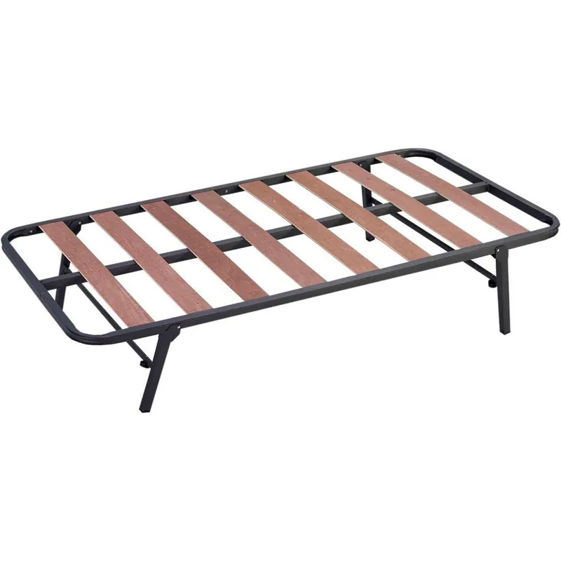 Somier Cama Canguro Parte Inferior Con Pata Plegable Y Ruedas Balda Ancha Tubo De 30x30 mm - Descanso