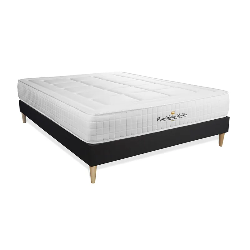 Pack colchón Balmoral 200x200cm + Somier multiláminas, espuma viscoelástica, 3 zonas de confort - Descanso