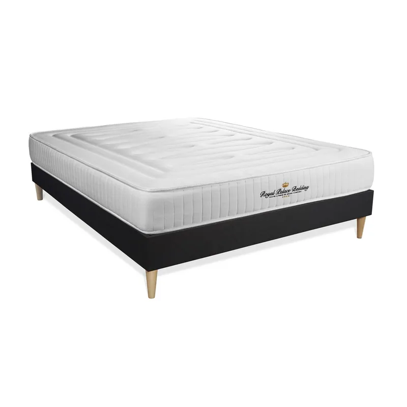 Pack colchón Nottingham 180x200cm + Somier multiláminas, espuma viscoelástica, 3 zonas de confort - Descanso