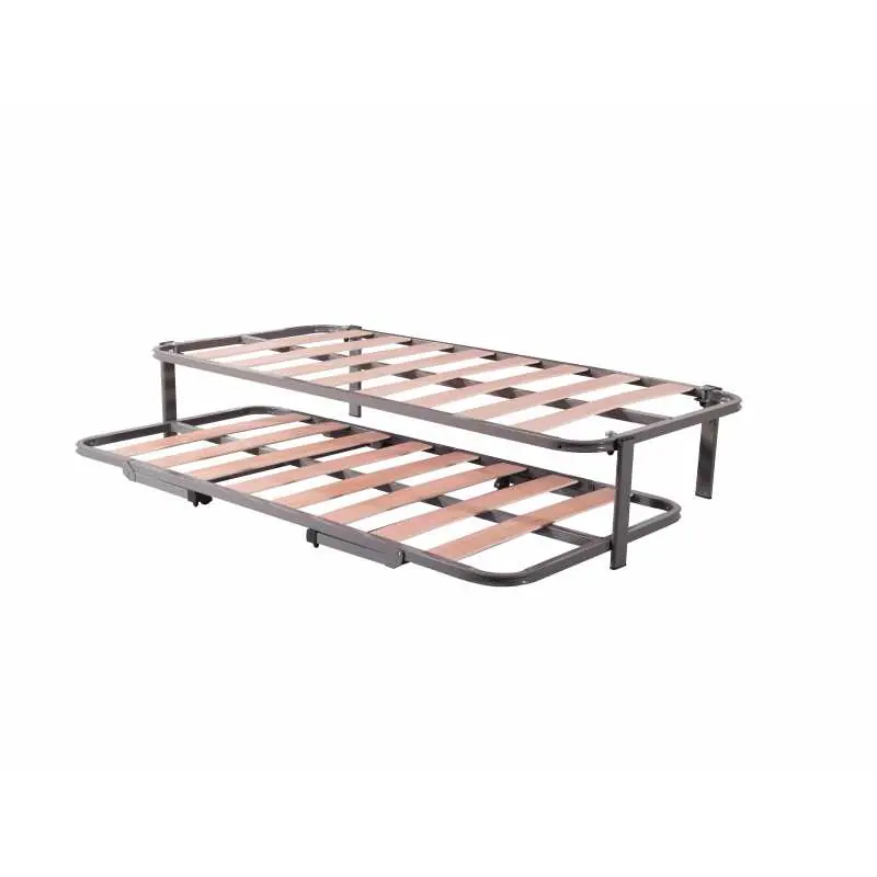 Somier de Cama Nido Eco de Lamas de Madera y Estructura Metálica | 90x190 cm - Descanso