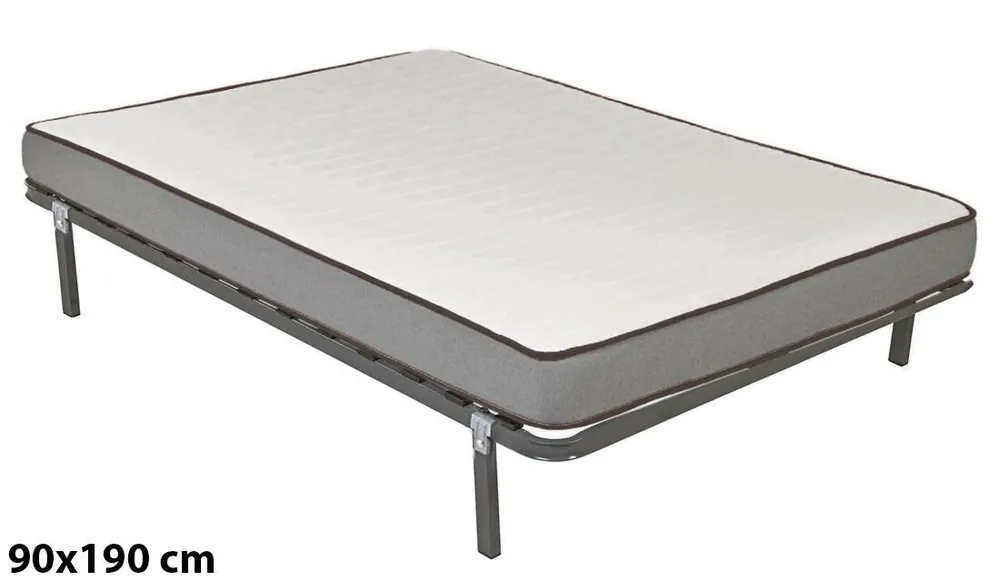 Somier de Laminas + Colchon Basic (90, 105, 135, 150 cm) - Descanso