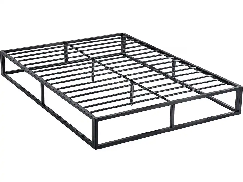 Somier de metal 140 x 190 - Negro