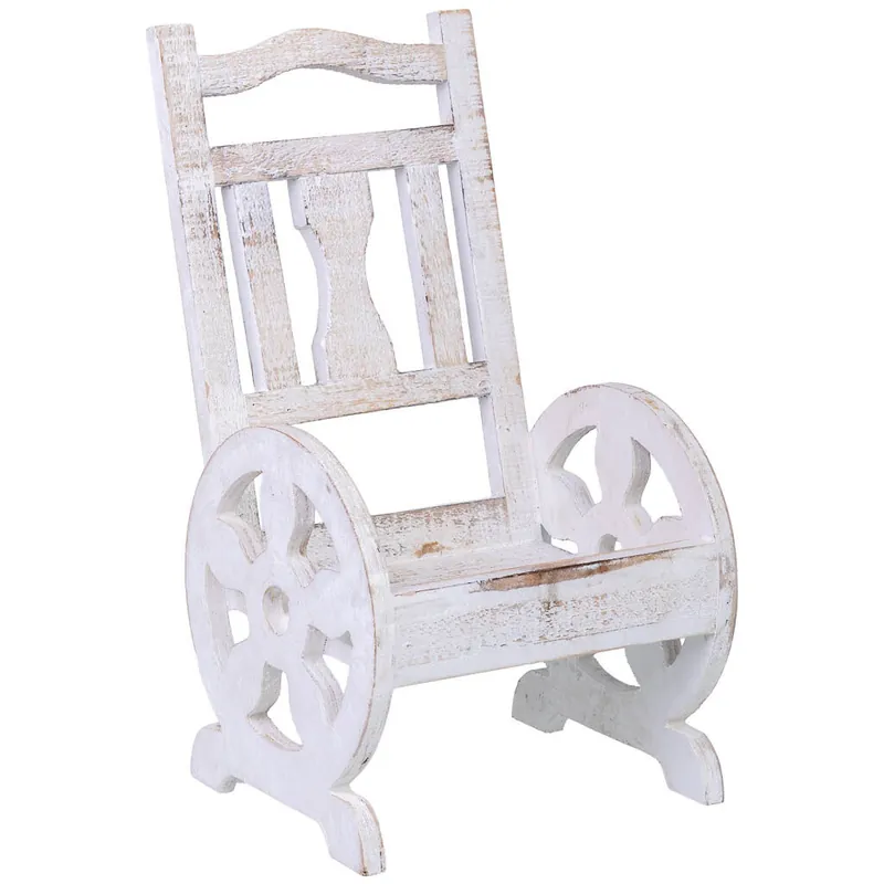 Soporte macetero compacto y decorativo. Con dimensiones de 20x17x36 cm - Decoración