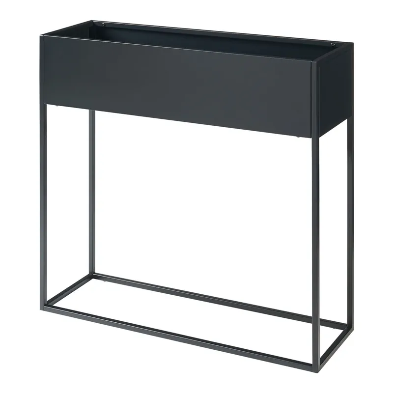 Soporte para plantas Joensuu 80x80x25 cm - Negro [en.casa]