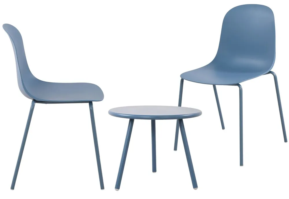 Suite de 2 plazas Berdin Plástico Azul 50X156X85 cm - Jardín