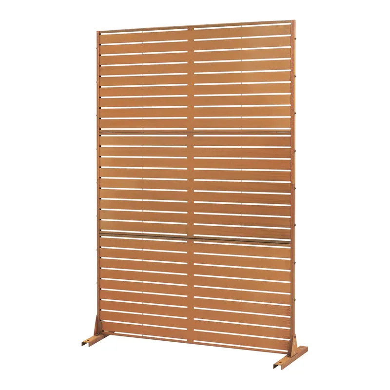 Tabique Nordepp acero corten 180x90x40 cm - Marrón óxido [casa.pro]