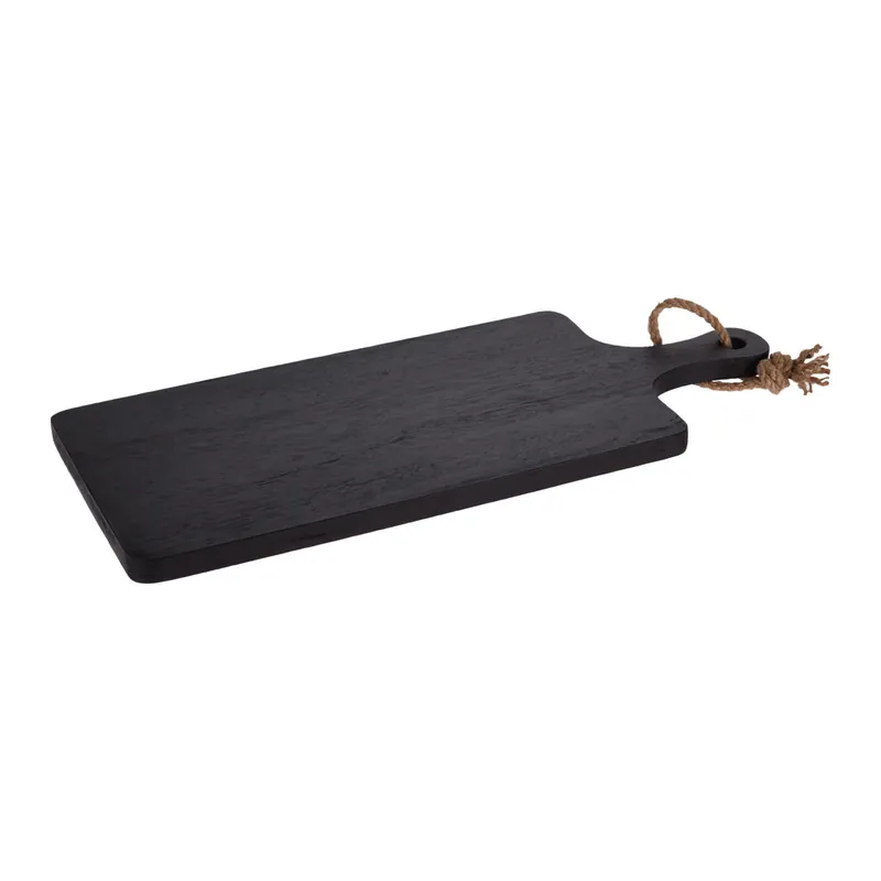 Tabla de Cortar con Mango de Madera de Caucho 50x15x2cm - Cocina