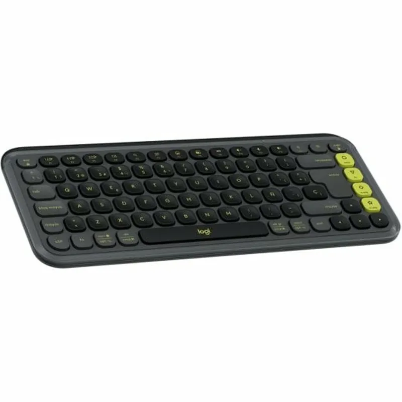 Teclado Inalámbrico Logitech Gris Qwerty Español QWERTY - Electrónica